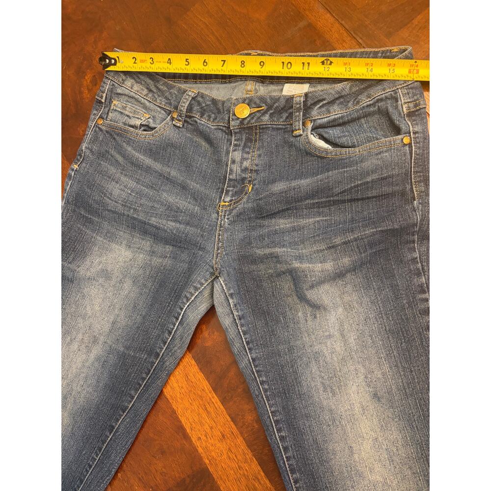 Iconic Baby Phat Y2K Flare Jeans Size 13 Dark Wash Vintage 30” Inseam - Picture 6 of 8